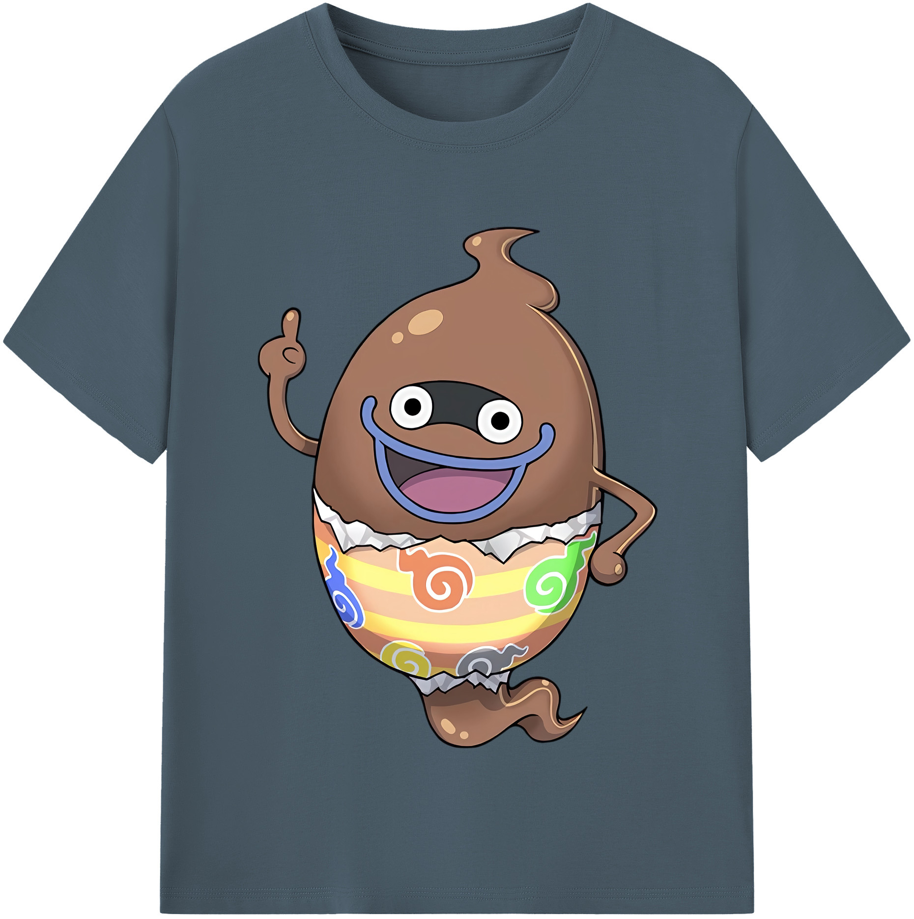 （画像用） 妖怪ウォッチ Yo-kai Watch 綿100％半袖Tシャツ（フロントプリント）